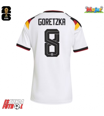 Alemania Leon Goretzka #8 Primera Equipación Mujer Mundial 2026 Manga Corta